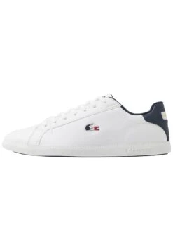 Lacoste GRADUATE - Sneaker Low - White/navy/red