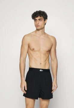Lacoste 3 PACK - Boxershorts - Black/white 10 Lacoste 3 PACK - Boxershorts - Black/white -Lacoste 66b6d05e8aa241d3be1fb7be8c4e9d83