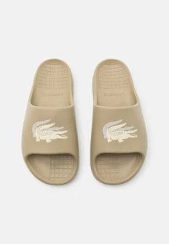 Lacoste CROCO 2.0 - Pantolette Flach - Khaki/off White 10 Lacoste CROCO 2.0 - Pantolette Flach - Khaki/off White -Lacoste 6fd082fb1dc04e45ade137dfc6f53bb8