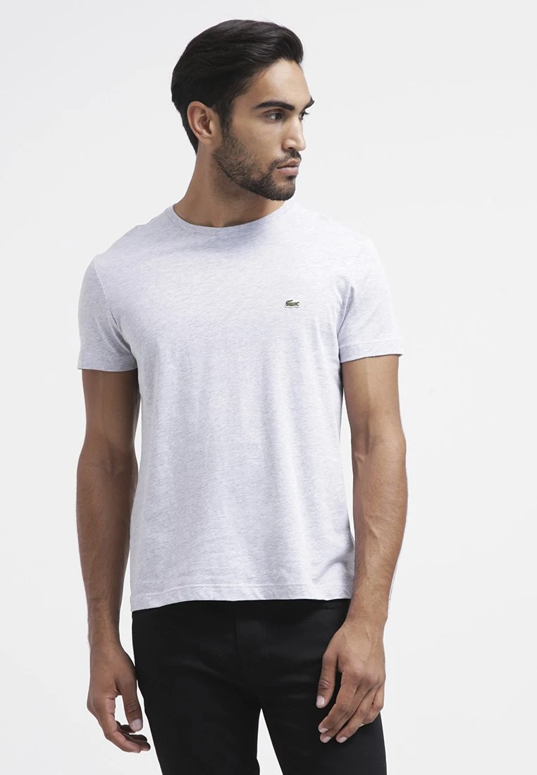 Lacoste T-Shirt Basic - Paladium Chine 3 Lacoste T-Shirt Basic - Paladium Chine