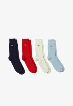 Lacoste 4 PACK - Socken - Bleu Marine Rouge Beige Turquoise -Lacoste 72dd69827fad469a9f2328782f9db8ea 3