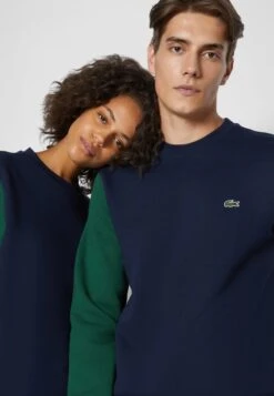 Lacoste UNISEX - Sweatshirt - Bleu Marine/vert/blanc -Lacoste 7358f76d1109442c8e66d23ccdb94b2a