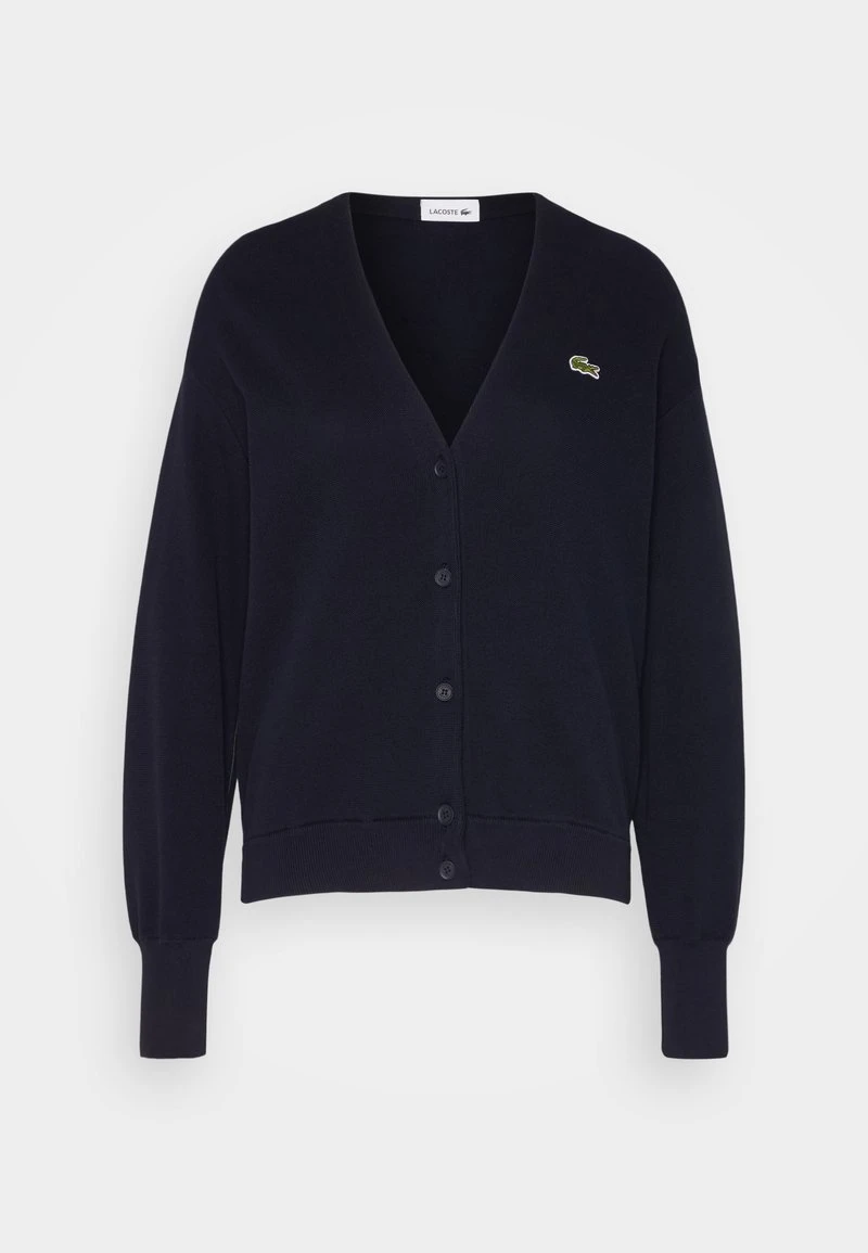 Lacoste Strickjacke - Bleu Marine 7 Lacoste Strickjacke - Bleu Marine – Bild 5