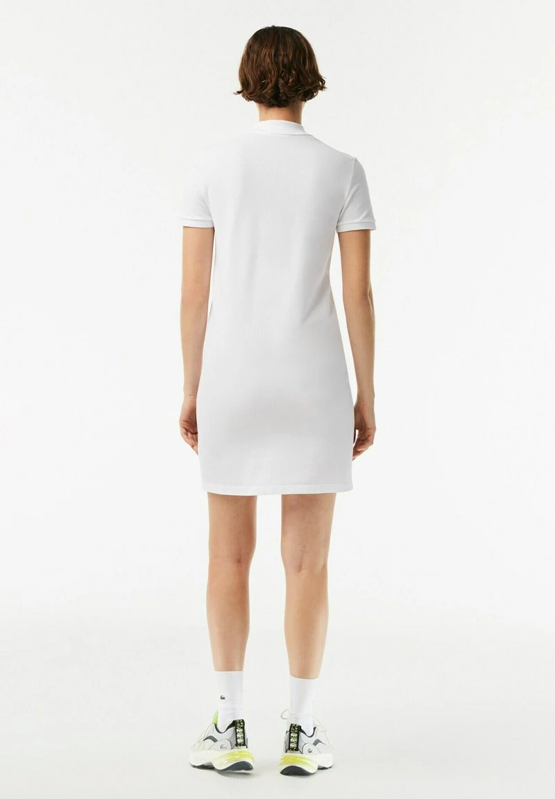 Lacoste Jerseykleid - Blanc 5 Lacoste Jerseykleid - Blanc – Bild 3