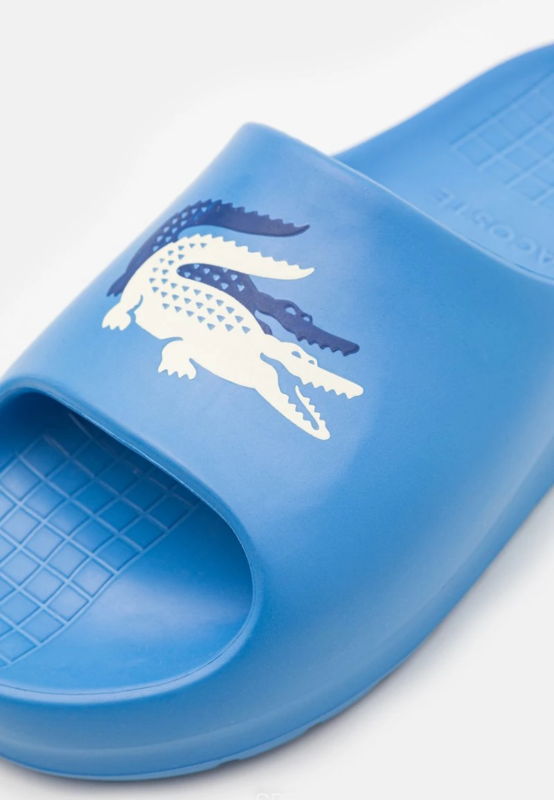 Lacoste CROCO 2.0 - Pantolette Flach - Blu/off White 8 Lacoste CROCO 2.0 - Pantolette Flach - Blu/off White – Bild 6