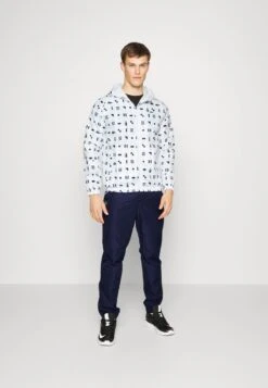 Lacoste Sport TRACKSUIT LOGO HOODED SET - Trainingsanzug - White/navy Blue