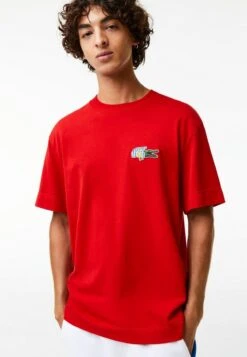 Lacoste T-Shirt Basic - Rouge 13 Lacoste T-Shirt Basic - Rouge -Lacoste 7d4db6edeaf94d0d998563f0d0c43cd5 1