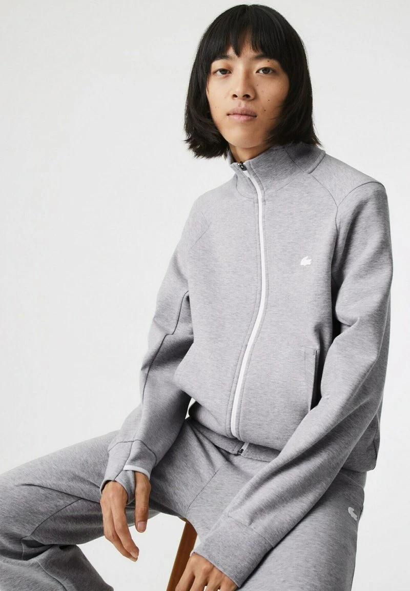 Lacoste Sweatjacke - Gris Chiné 6 Lacoste Sweatjacke - Gris Chiné – Bild 4