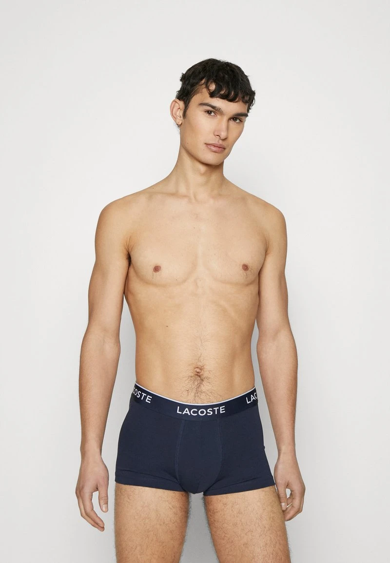 Lacoste 3 PACK - Panties - Parma Navy Blue Silver Chine 3 Lacoste 3 PACK - Panties - Parma Navy Blue Silver Chine