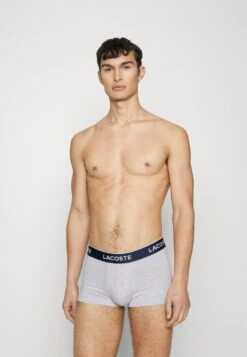 Lacoste 3 PACK - Panties - Parma Navy Blue Silver Chine 10 Lacoste 3 PACK - Panties - Parma Navy Blue Silver Chine -Lacoste 8451fe5c007a44edac77ff92d9becc61