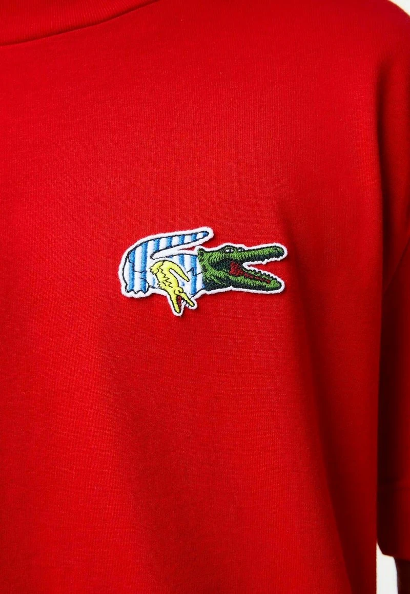 Lacoste T-Shirt Basic - Rouge 6 Lacoste T-Shirt Basic - Rouge – Bild 4
