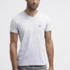 Lacoste T-Shirt Basic - Argent Chine 2 Lacoste T-Shirt Basic - Argent Chine -Lacoste 8a2fdfe61b464cea9afe1f12be50d7f1