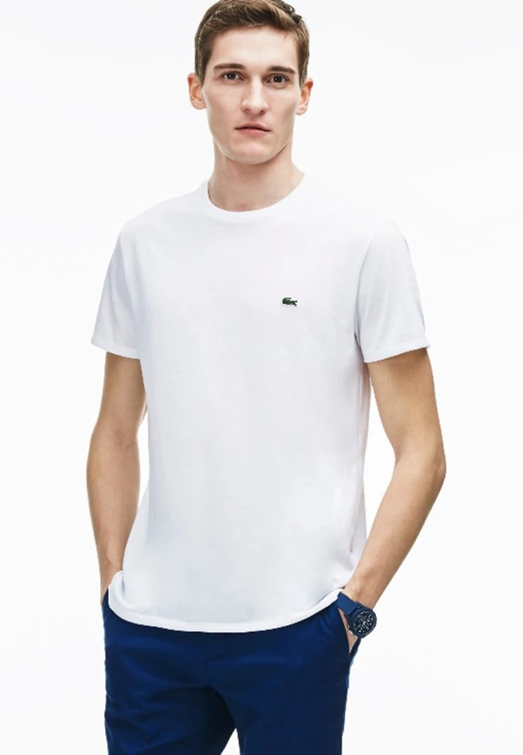 Lacoste T-Shirt Basic - Blanc 5 Lacoste T-Shirt Basic - Blanc – Bild 3