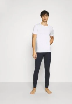 Lacoste 3 PACK - Unterhemd/-shirt - Blanc/argent Chine/noir