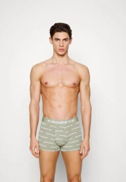 Lacoste 3PACK - Panties - Lychen Khaki/silver Chine
