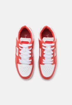 Lacoste COURT CAGE - Sneaker Low - White/red 13 Lacoste COURT CAGE - Sneaker Low - White/red -Lacoste 92423f16dbb7433893bea92d82507806