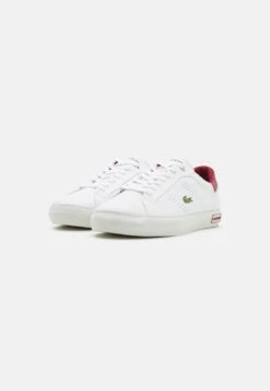 Lacoste POWERCOURT 2.0 - Sneaker Low - White/red 9 Lacoste POWERCOURT 2.0 - Sneaker Low - White/red -Lacoste 96e2806fa98548358c0994808c852233