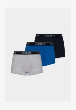 Lacoste 3 PACK - Panties - Marina/marine-argent/chine