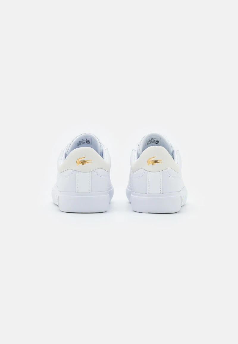 Lacoste POWERCOURT - Sneaker Low - White/gold 6 Lacoste POWERCOURT - Sneaker Low - White/gold – Bild 4
