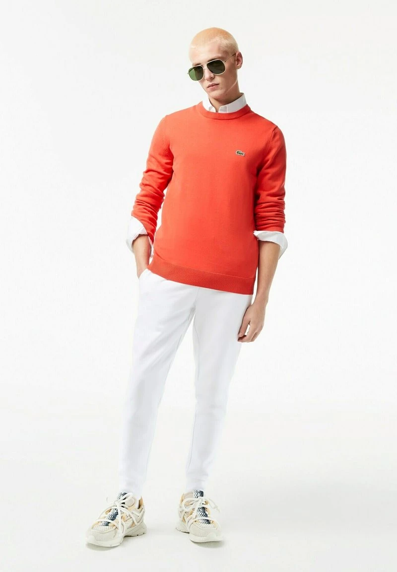 Lacoste Strickpullover - Orange 4 Lacoste Strickpullover - Orange – Bild 2