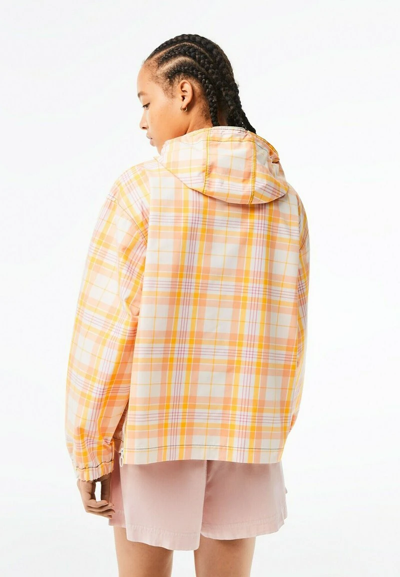 Lacoste Windbreaker - Blanc Blanc Jaune Orange Clair Rose 5 Lacoste Windbreaker - Blanc Blanc Jaune Orange Clair Rose – Bild 3