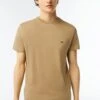 Lacoste T-Shirt Basic - Beige 1 Lacoste T-Shirt Basic - Beige -Lacoste a474340cbf8c48068a2e268014fbd489