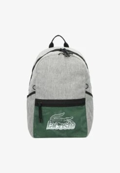 Lacoste NEOCROC SEASONAL - Tagesrucksack - Gris Chine Vert Noir