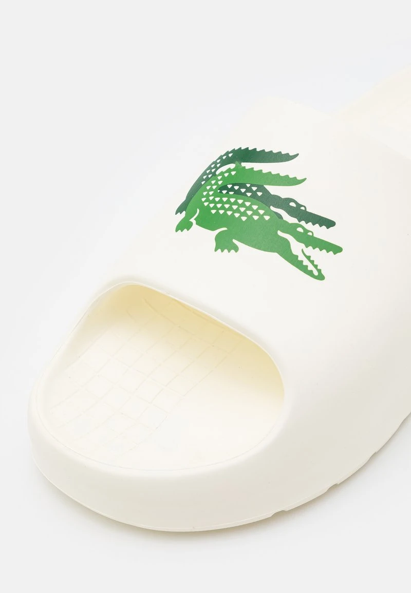 Lacoste CROCO 2.0 - Pantolette Flach - Off White/green 8 Lacoste CROCO 2.0 - Pantolette Flach - Off White/green – Bild 6