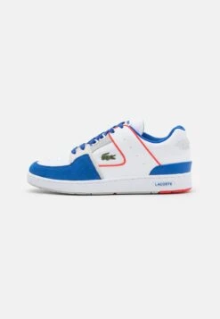 Lacoste COURT CAGE - Sneaker Low - White/blue