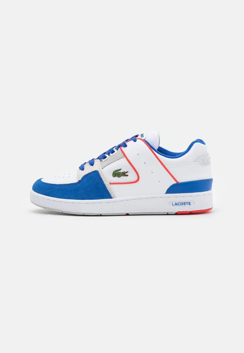 Lacoste COURT CAGE - Sneaker Low - White/blue 3 Lacoste COURT CAGE - Sneaker Low - White/blue