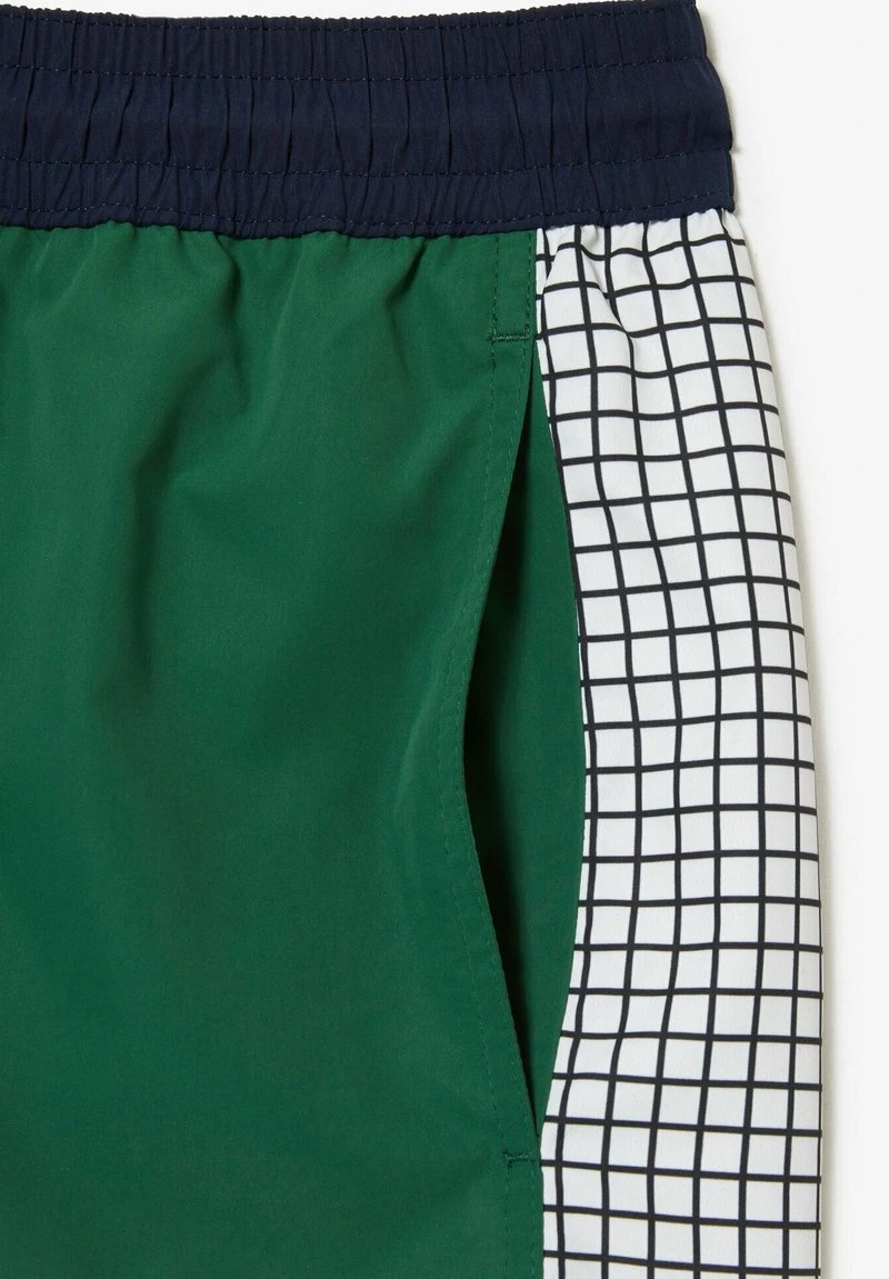 Lacoste Badeshorts - Bleu Marine/vert/blanc 7 Lacoste Badeshorts - Bleu Marine/vert/blanc – Bild 5