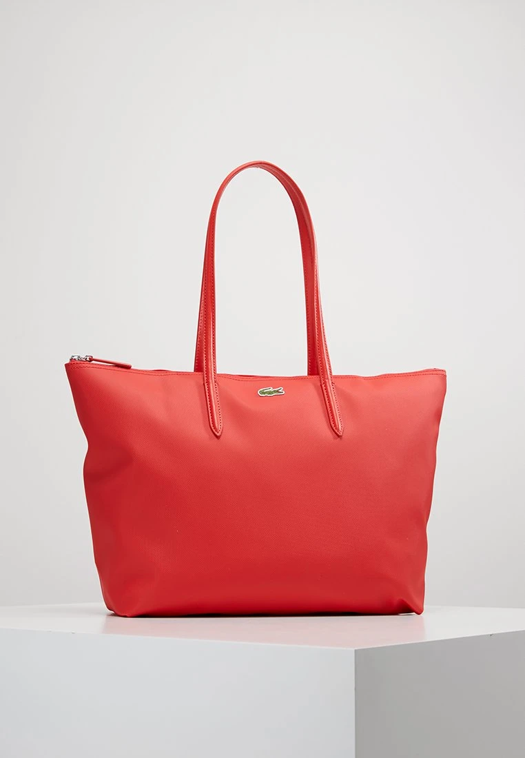Lacoste SHOPPING BAG - Shopping Bag - High Risk Red 3 Lacoste SHOPPING BAG - Shopping Bag - High Risk Red