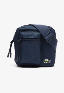 Lacoste NEOCROC SQUARE CAMERA BAG UNISEX - Umhängetasche - Marine