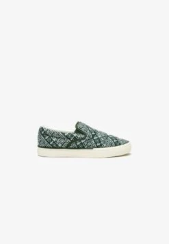 Lacoste X Netflix - Sneakers Vulcanisées - Slipper - Dk Grn Off Wht