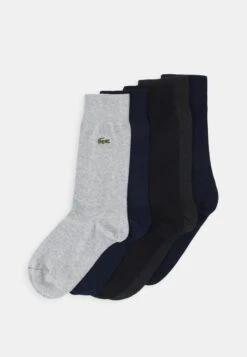 Lacoste 5 PACK - Socken - Navy Blue/silver Chine/black 10 Lacoste 5 PACK - Socken - Navy Blue/silver Chine/black -Lacoste bd57d24ef90c46f7baacd352eebd3c3f 1