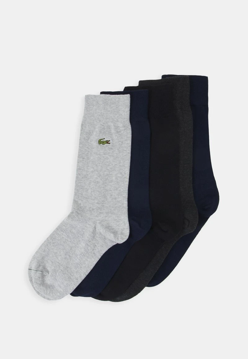 Lacoste 5 PACK - Socken - Navy Blue/silver Chine/black 3 Lacoste 5 PACK - Socken - Navy Blue/silver Chine/black
