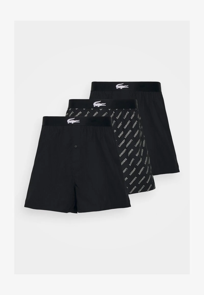 Lacoste 3 PACK - Boxershorts - Black/white 6 Lacoste 3 PACK - Boxershorts - Black/white – Bild 4
