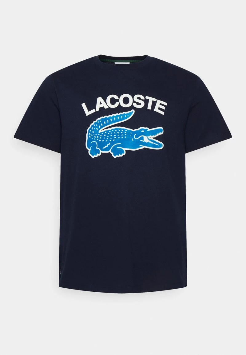 Lacoste T-Shirt Print - Marine 3 Lacoste T-Shirt Print - Marine