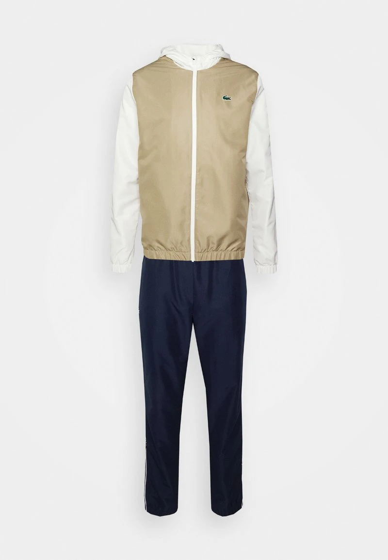 Lacoste Sport HODDED - Trainingsanzug - Lion/flour-flour-navy Blue-flour-flour 8 Lacoste Sport HODDED - Trainingsanzug - Lion/flour-flour-navy Blue-flour-flour – Bild 6