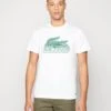 Lacoste UNISEX - T-Shirt Print - White 2 Lacoste UNISEX - T-Shirt Print - White -Lacoste c654e23db7ea4160b54b2860593747e7 1
