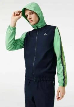 Lacoste Sport HODDED - Trainingsanzug - Bleu/marine/vert/bleu Marine -Lacoste cbd1b0c77adb48678ff1712cde184256