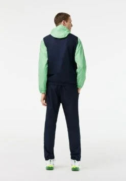 Lacoste Sport HODDED - Trainingsanzug - Bleu/marine/vert/bleu Marine -Lacoste cef105bc27a746258b95e0eb5b5f0a64