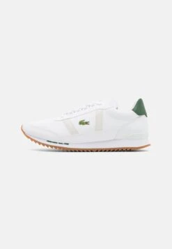 Lacoste PARTNER RETRO - Sneaker Low - White/dark Green