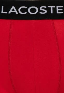 Lacoste 3 PACK - Panties - Black/grey/red -Lacoste d23f829f1cdc4383bd8323a80a597a77
