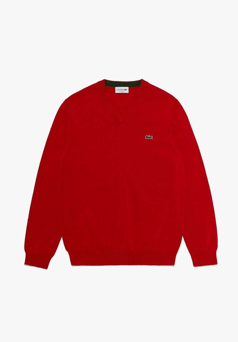 Lacoste Strickpullover - Rot 4 Lacoste Strickpullover - Rot – Bild 2