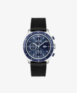 Lacoste NEO HERITAGE - Chronograph - Black Blue