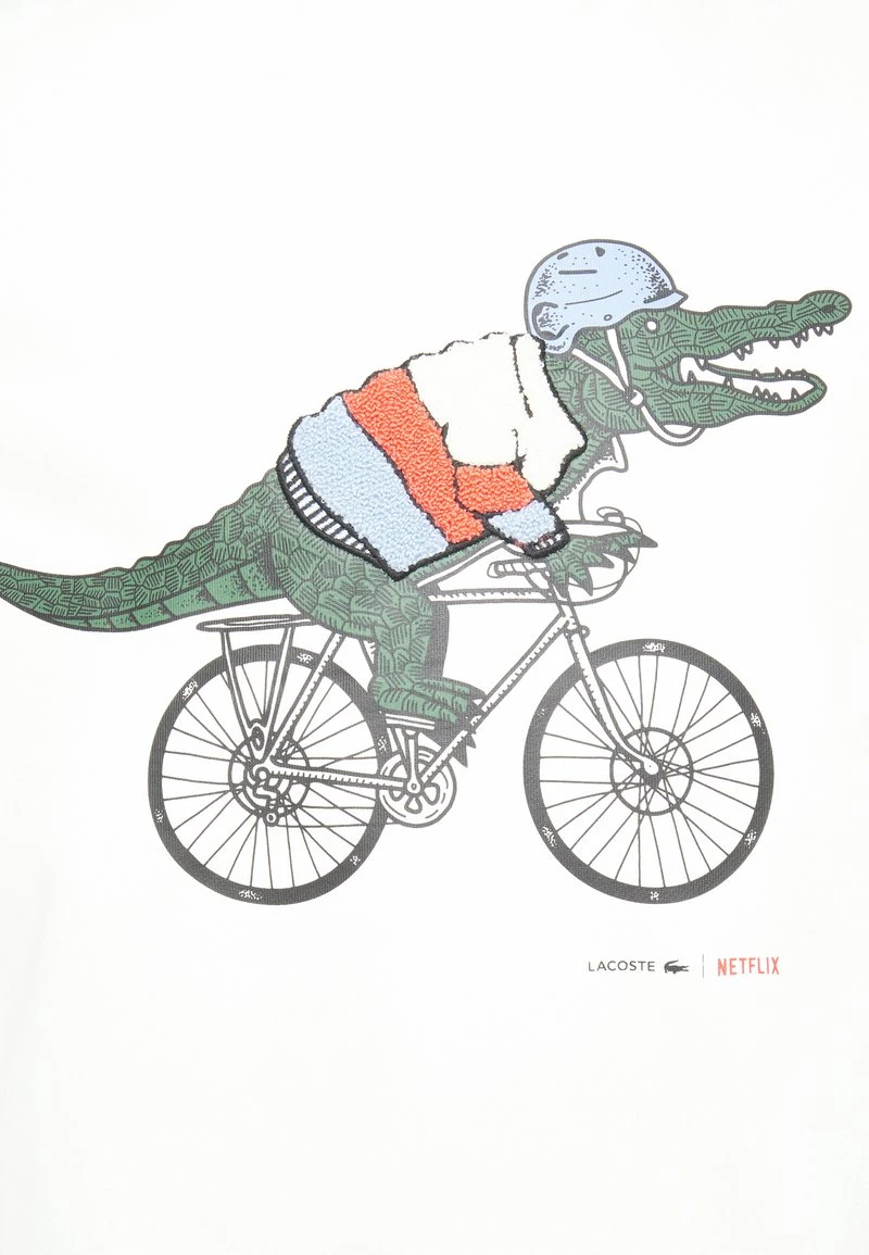 LACOSTE X NETFLIX - Sweatshirt - Flour 7 LACOSTE X NETFLIX - Sweatshirt - Flour – Bild 5