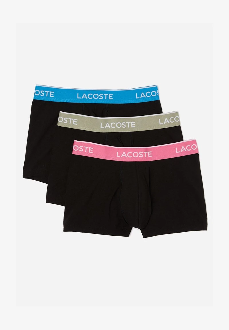 Lacoste 3 PACK - Panties - Black/fiji Reseda Pink Lychen Khaki 4 Lacoste 3 PACK - Panties - Black/fiji Reseda Pink Lychen Khaki – Bild 2
