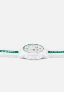 Lacoste WHITE SILICONE STRAP LOGO WATCH UNISEX - Uhr - Weiß/grün -Lacoste dec4494d5627499d81a8f69ecd53b6ea