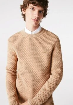Lacoste Strickpullover - Beige